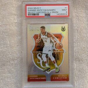2024 SELECT Giannis Antetokounmpo #1 Grade MINT 9